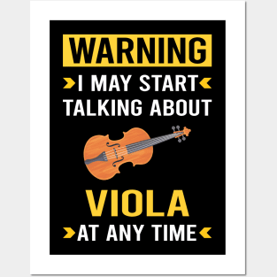 Warning Viola Violist Posters and Art